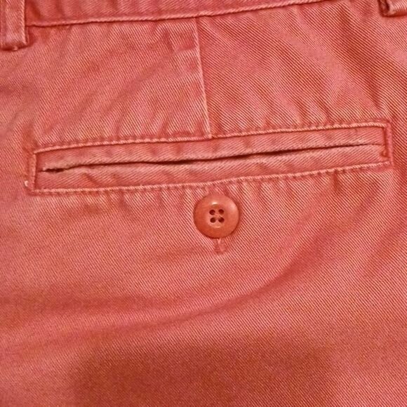 America Eagle Outfitters 100% Cotton Button Fly Shorts Salmon Pink Size 4 - Picture 7 of 12